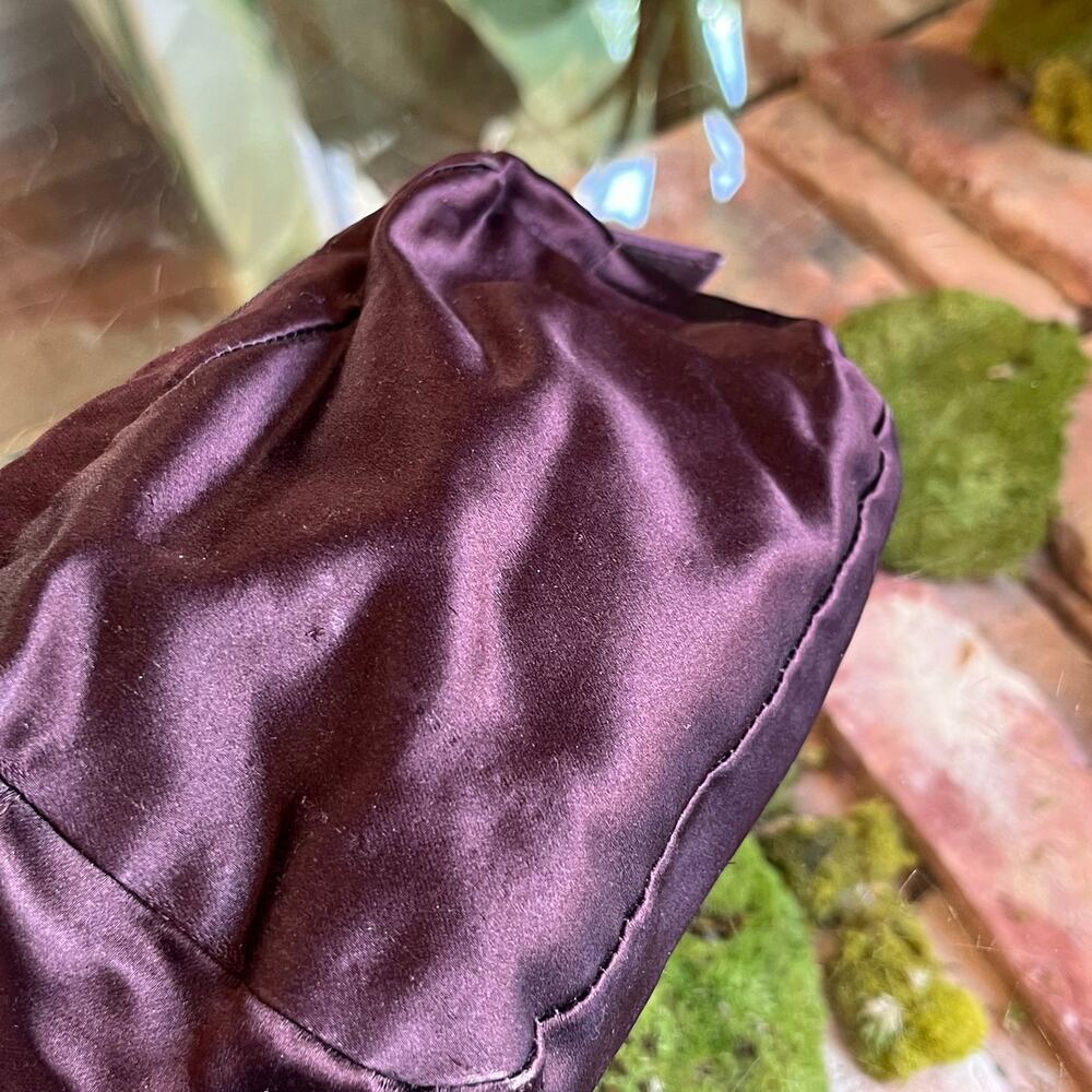 PRADA Purple Satin Pouch - Picture 11 of 11